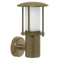 Wetterfeste Messing-Wandlampe N° 40 in Tubenform