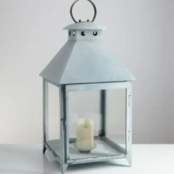 Windlicht aus Zink oder Messing für Terrassen La Turbie (Höhe 70 cm)