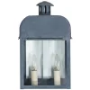 Zweiflammige flache Wandlaterne mit Satteldach Swansea MM
