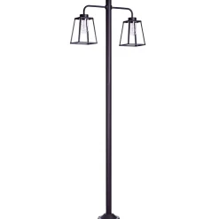 Zweiflammige Standleuchte Lampiok, IP 65